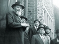 Left: Menakhem Mendel Shneerson, Lubavitcher Rebbe. New York